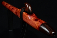 Eastern Red Cedar Native American Flute, Minor, Mid G-4, #F9F